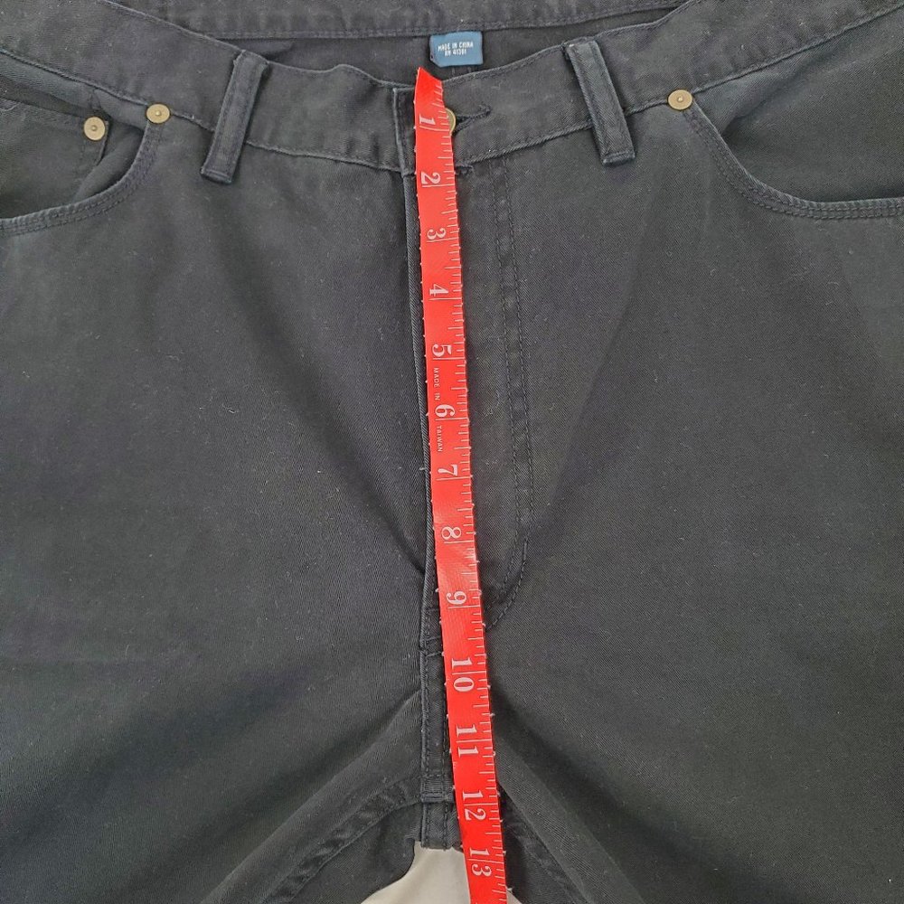 Polo Ralph Lauren Straight Leg Jeans Black 40 x 30 - Picture 15 of 15